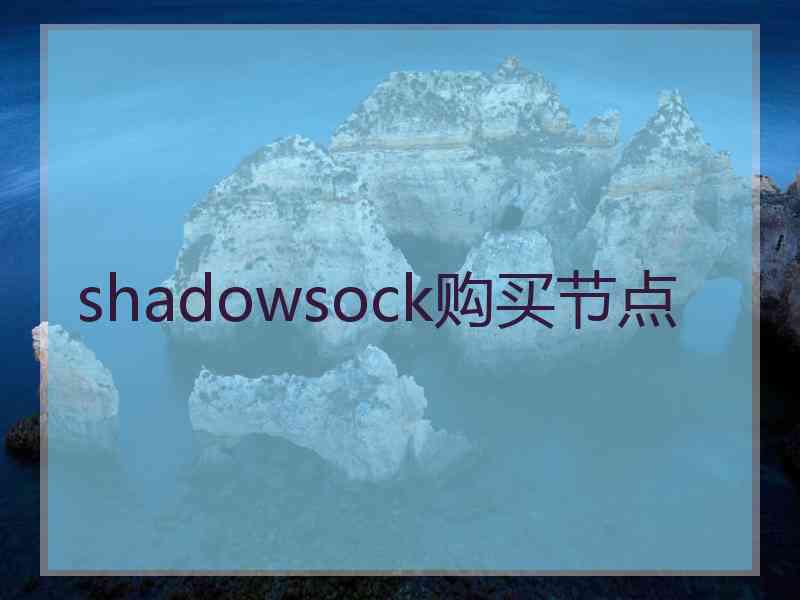 shadowsock购买节点